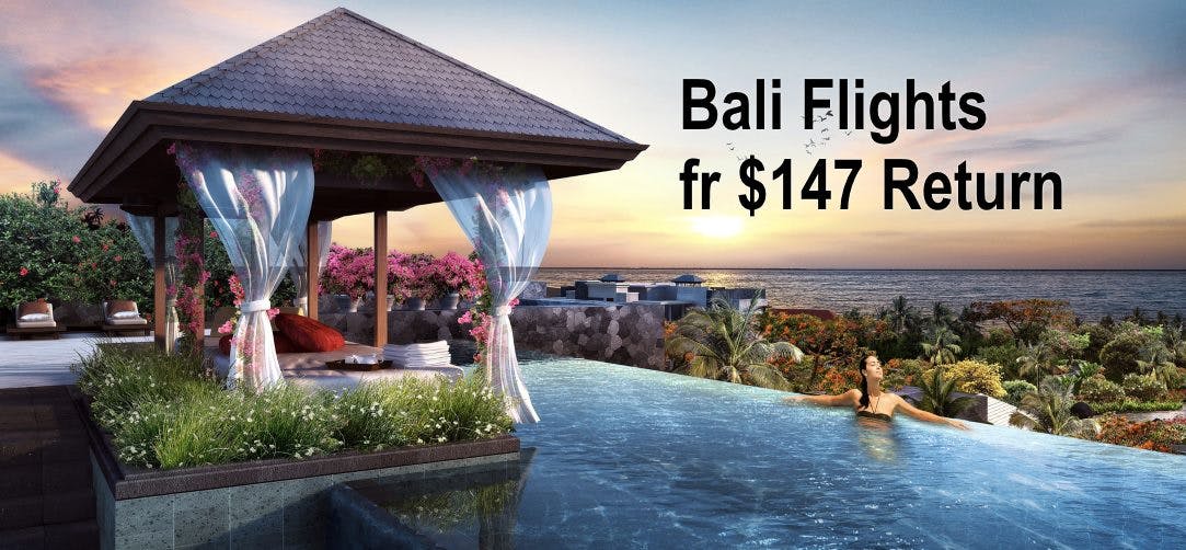 Flights to Bali from $147 Return